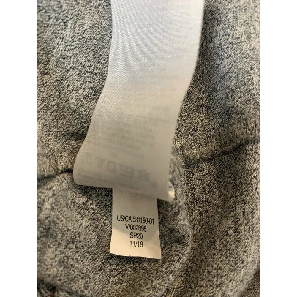 Banana Republic 1/4 Zip Long Sleeve Pullover Men's Size Medium Gray Quick Dry